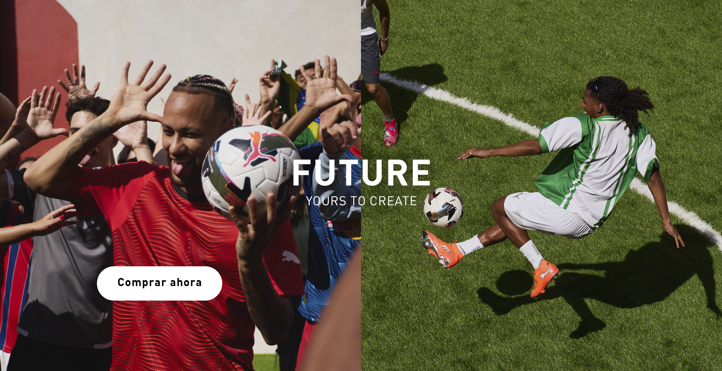 Future is yours to create. Pulsa aquí para conocer ropa deportiva de la marca Puma.