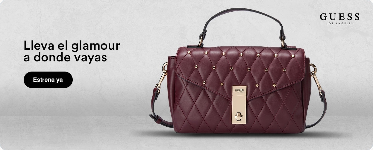 Guess. Lleva el glamour a donde vayas. Pulsa aquí para ver bolsas y más de la marca.