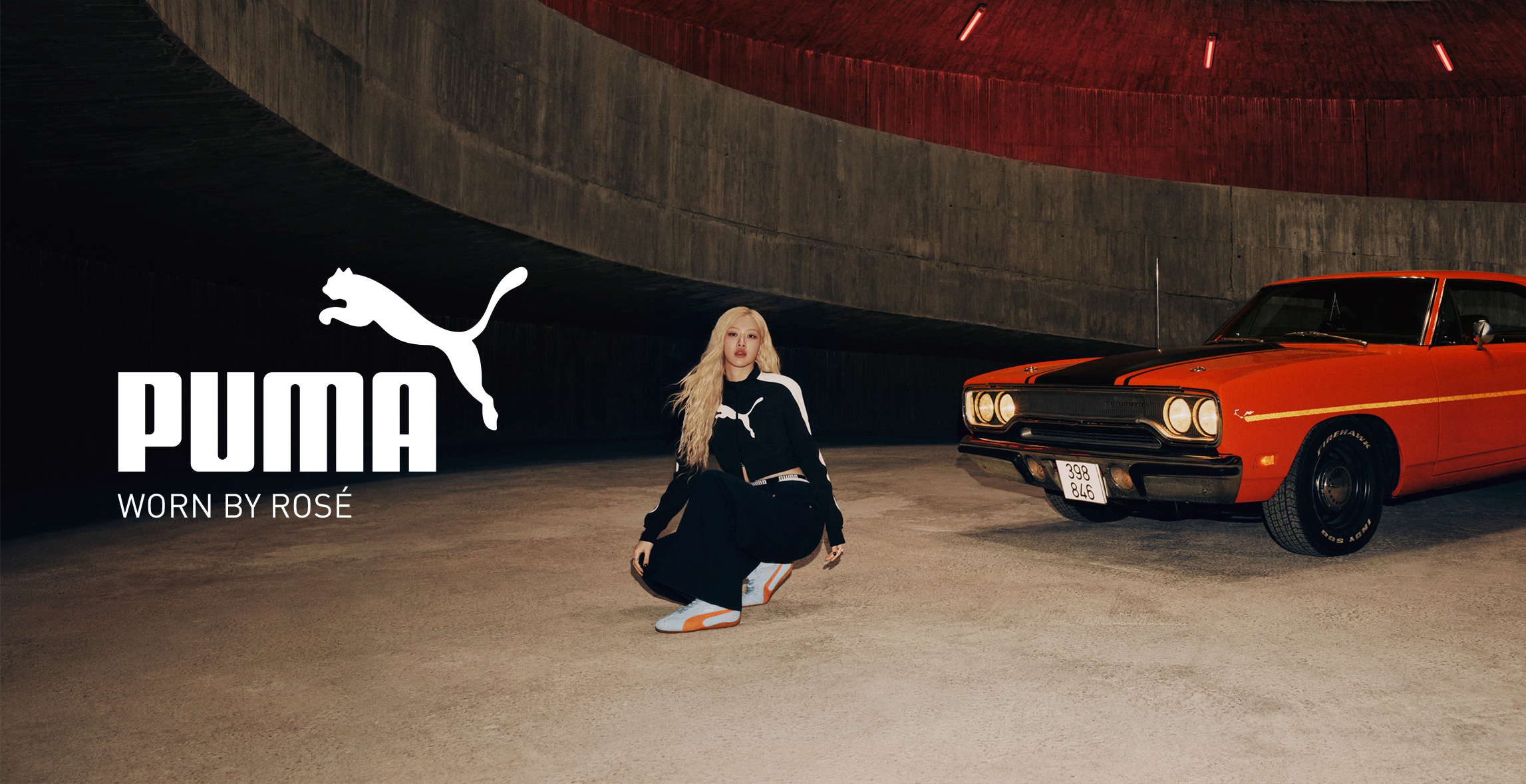 Imagen de Rosé del grupo Blackpink. Puma: Worn by Rosé. Pulsa aquí para descubrir la colección.