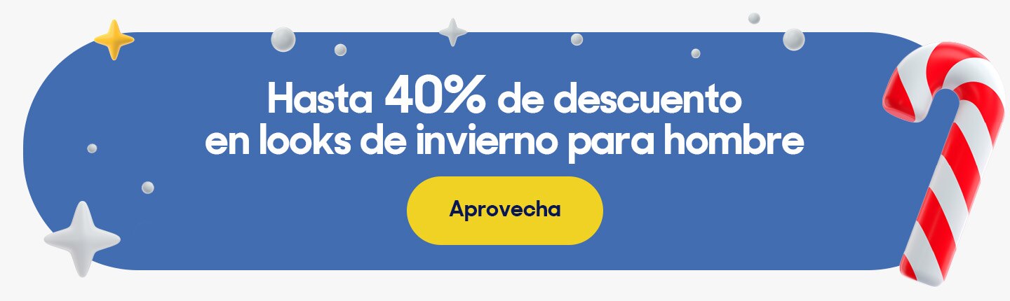 Hasta 40% de descuento en looks de invierno para hombre. Válido al 21 de diciembre de 2025. Pulsa aquí para elegir.