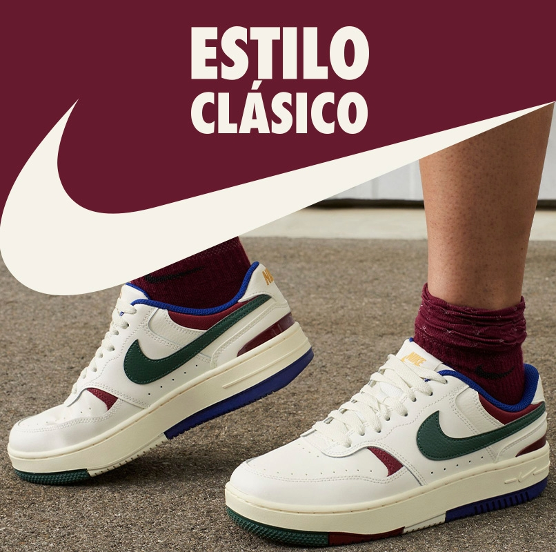 Nike. Estilo clásico. Pulsa aquí para ver modelos de tenis clásicos.