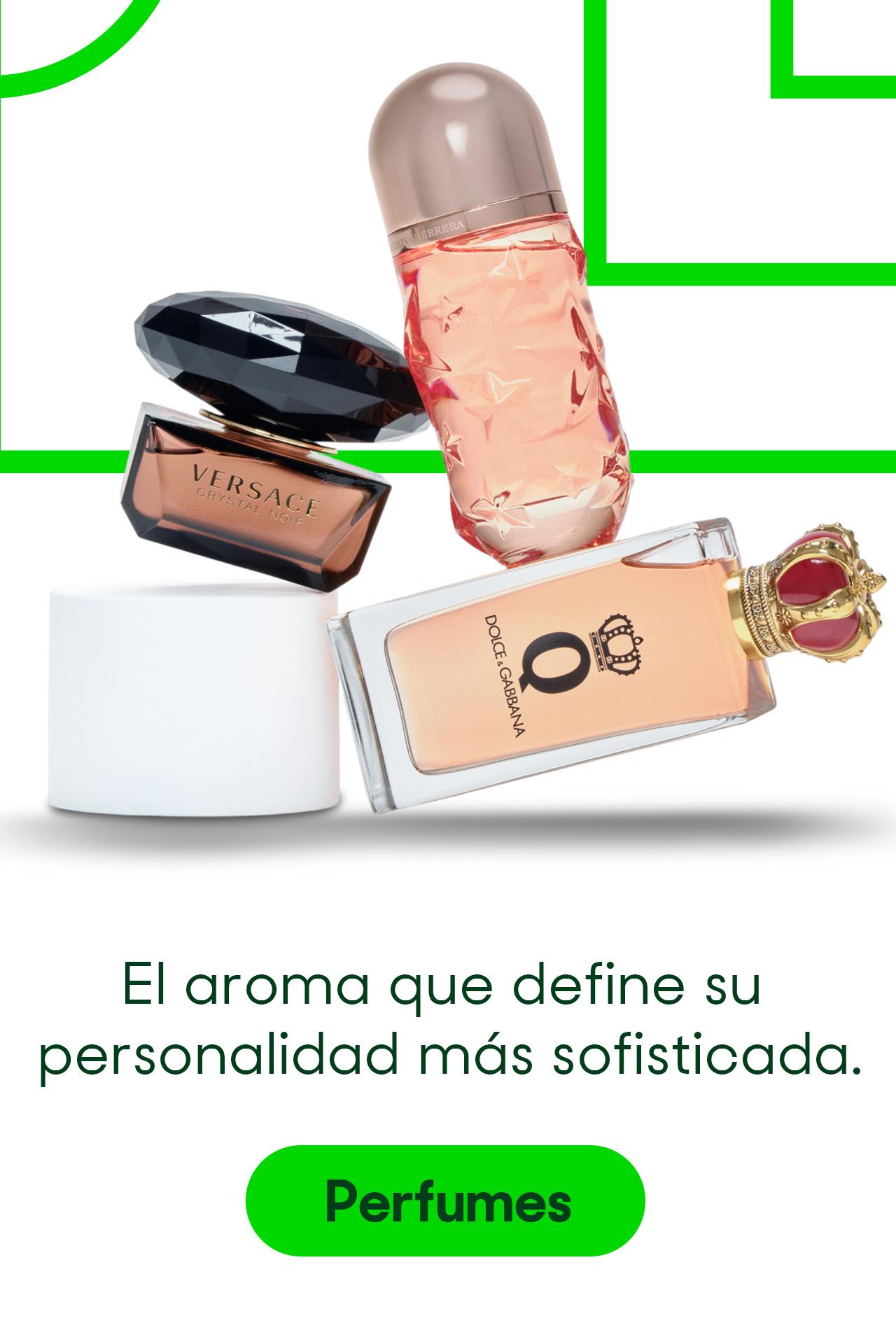Perfumes para mujer. El aroma que define su personalidad más sofisticada. Pulsa aquí para ver variedad.