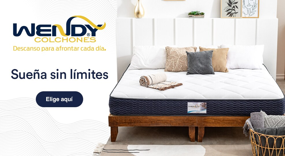 Wendy colchones. Descanso para afrontar cada día. Sueña sin límites. Pulsa aquí para elegir colchones Wendy.