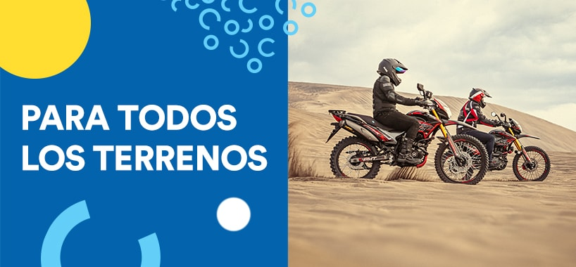 Pulsa aquí para conocer toda la variedad de motocicletas que tenemos para ti.