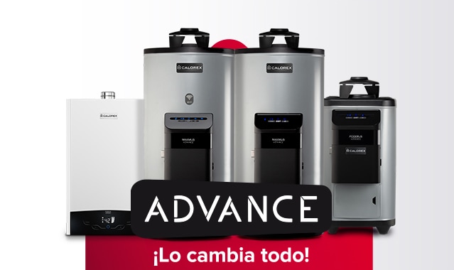 Advance ¡Lo cambia todo! Pulsa aquí para ver calentadores Calorex.