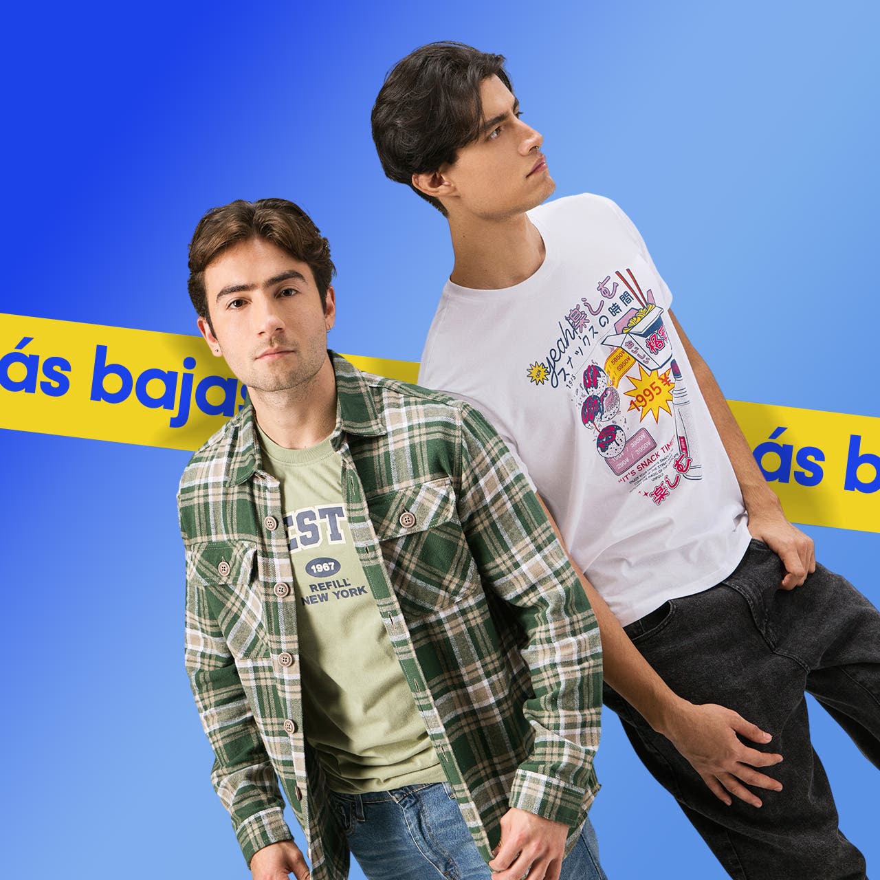 Camisas y playeras para hombre. Pulsa aquí para conocer la variedad.