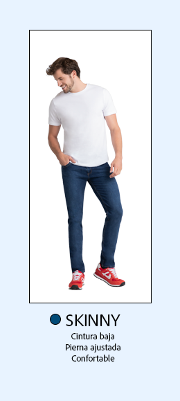 Jeans Lee modelo Skinny para hombre. Pulsa aquí para elegir tu talla.