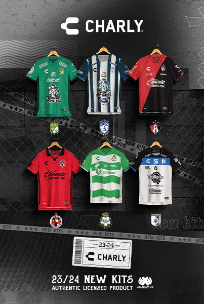 Charly. Jerseys de futbol. Pulsa aquí para comprar tu favorita.