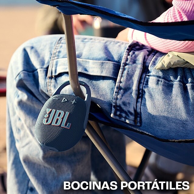 Bocinas portátiles JBL. Pulsa aquí para estrenar.