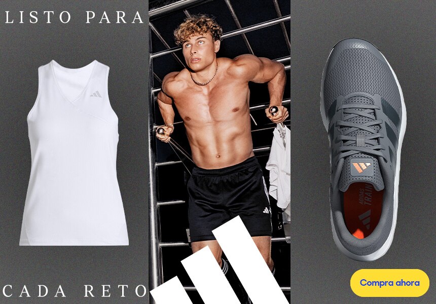 Listo para cada reto. Pulsa aquí para encontrar productos adidas.