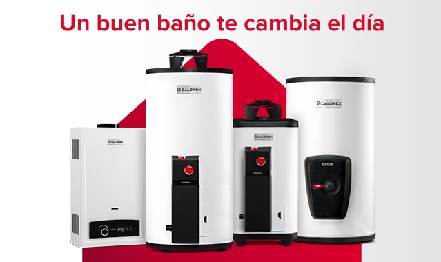 Un buen baño te cambia el día. Pulsa aquí para ver calentadores de la marca Calorex.