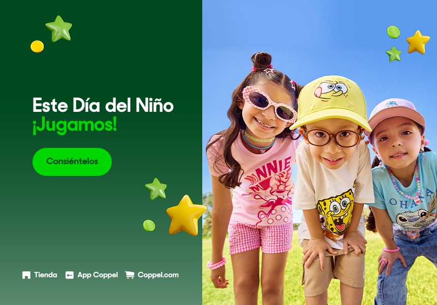 Este Día del NIño, ¡jugamos! Pulsa aquí para encontrar artículos para tu peque. 