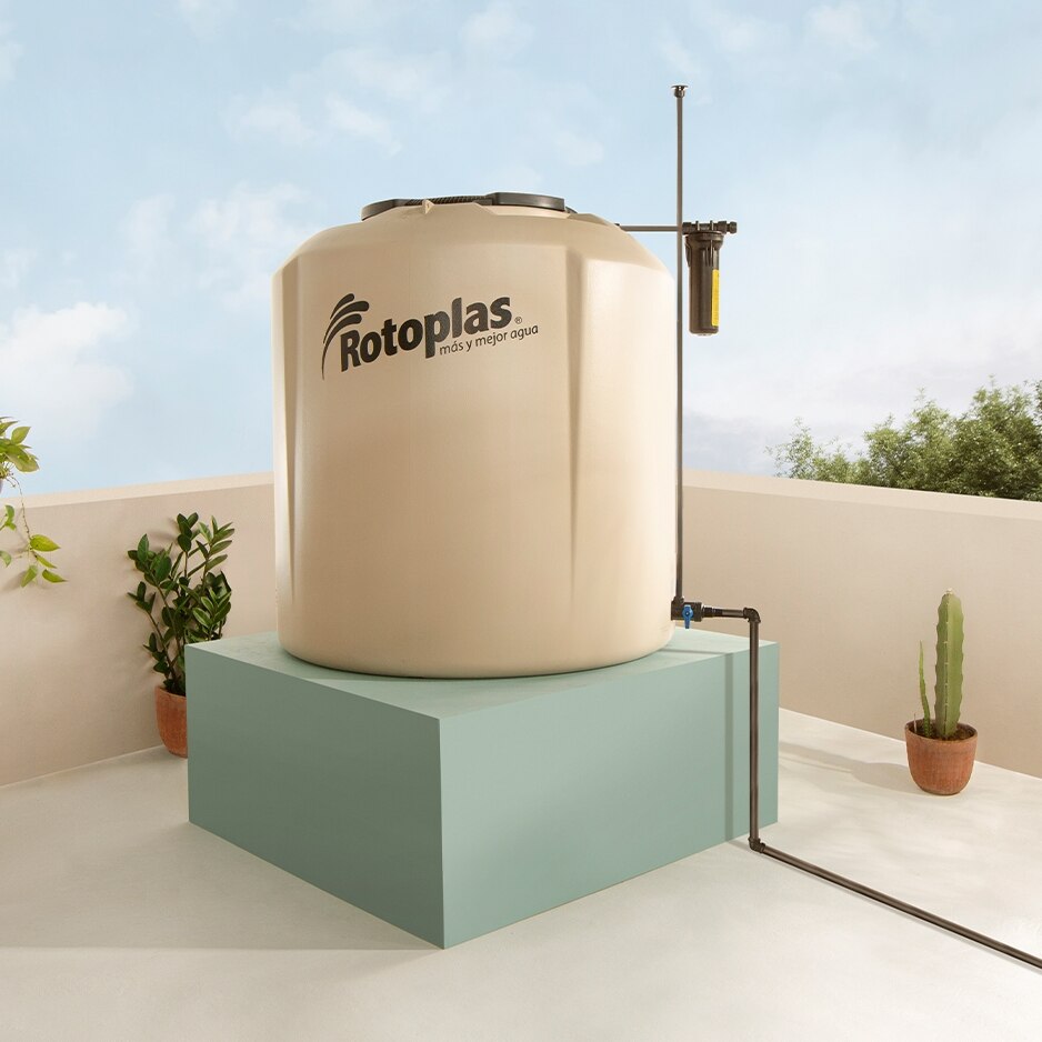 Imagen de tinaco Rotoplas. Pulsa aquí para equipar tu hogar.