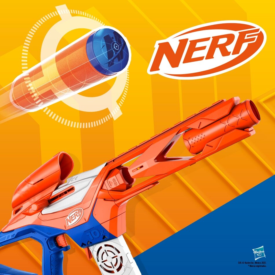 Nerf. Pulsa aquí para ver juguetes de la marca.