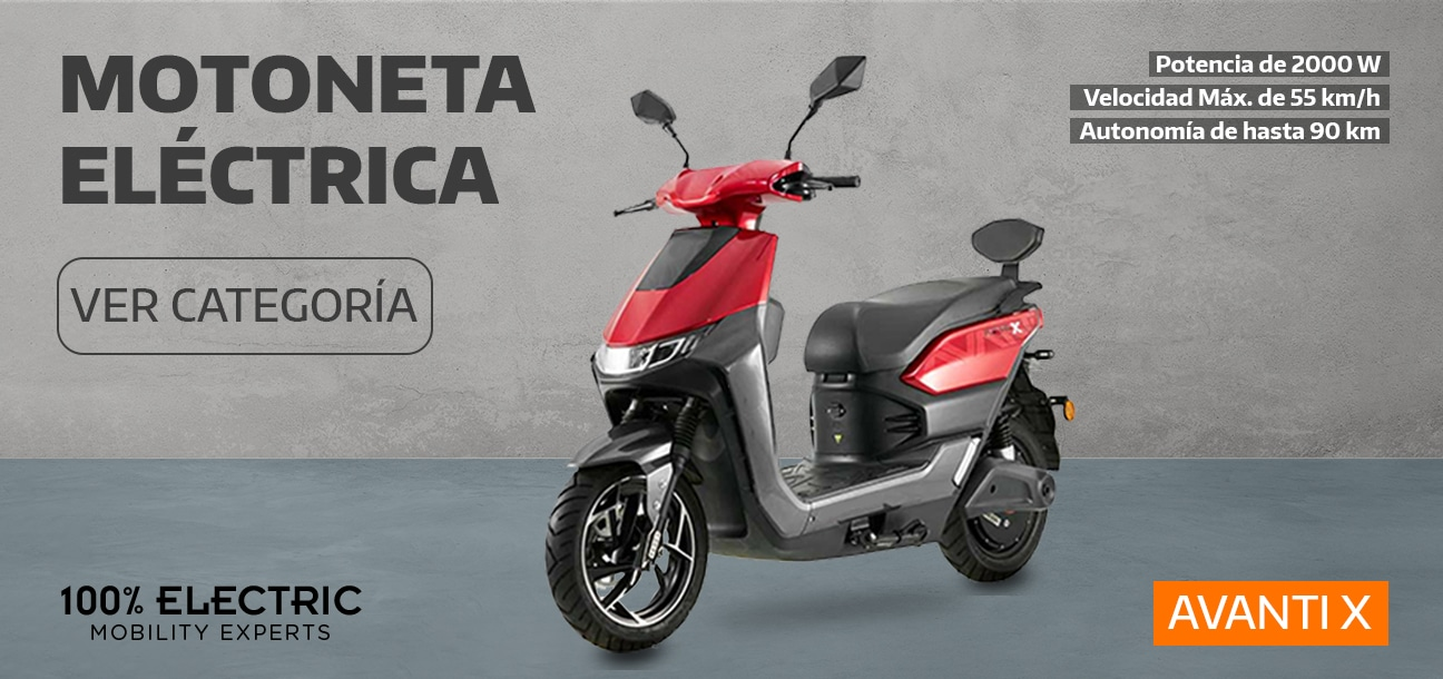 Yadea. Motoneta eléctrica modelo Avanti X. 100% eléctrica. Pulsa aquí para conocerla.