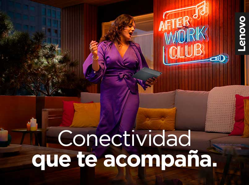 Conectividad que te acompaña. Pulsa aquí para ver productos Lenovo.