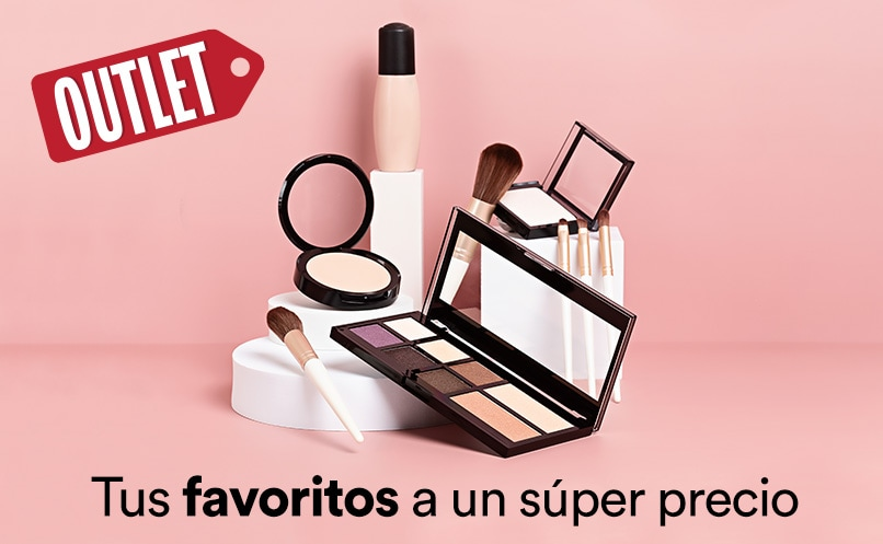 Outlet. Pulsa aquí para encontrar maquillaje y accesorios a un gran precio.
