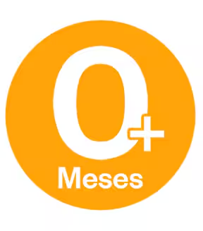 Más de cero meses. Pulsa aquí para ver juguetes para edades de cero meses en adelante.