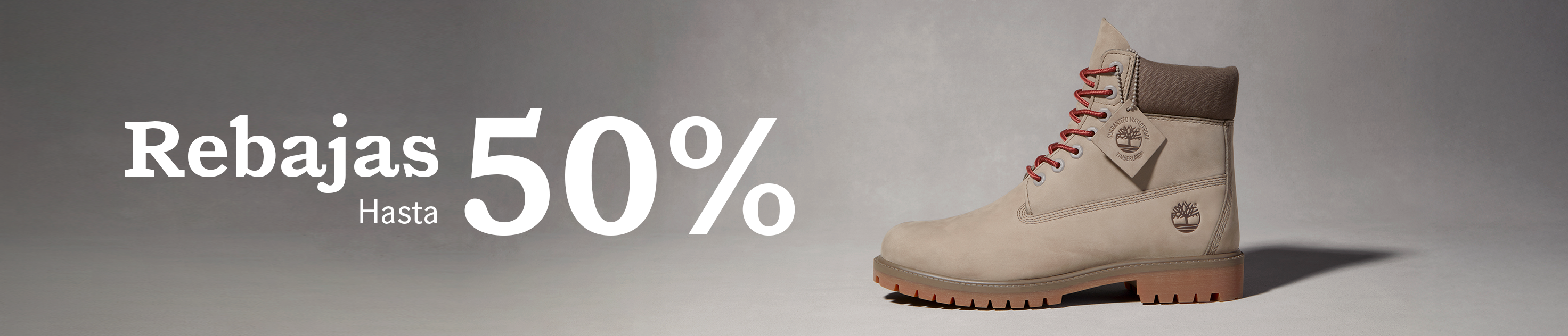 Rebajas. Hasta 50% de descuento en artículos Timberland. Pulsa aquí para aprovechar.